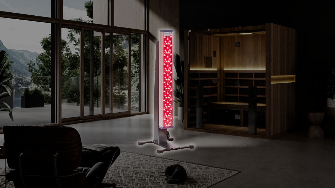 clearlight sauna red light therapy tower